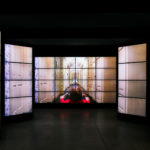 Ansicht der Kubrick-Ausstellung in London
