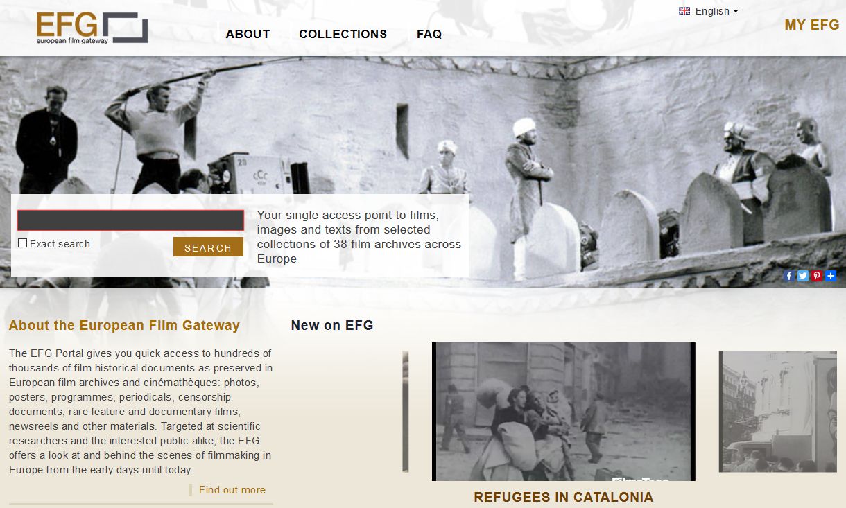 European Film Gateway Website
