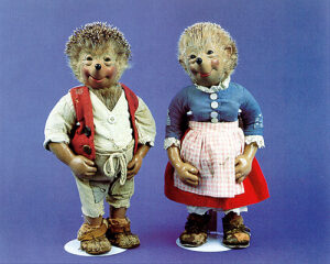 Die Puppen Mecki und Micki