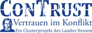 Logo von Contrust. Vertrauen im Konflikt