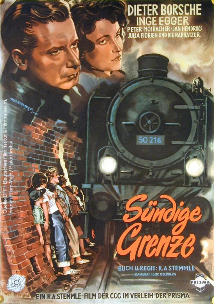 Filmplakat zu SÜNDIGE GRENZE (DE 1951)