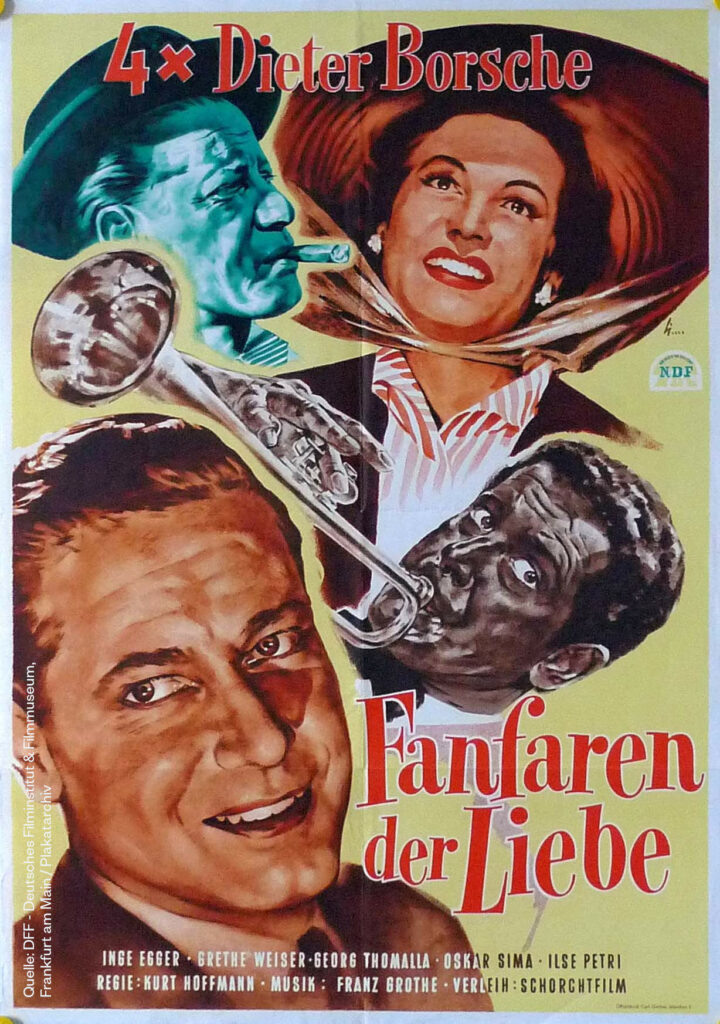 Filmplakat zu FANFAREN DER LIEBE (DE 1951)