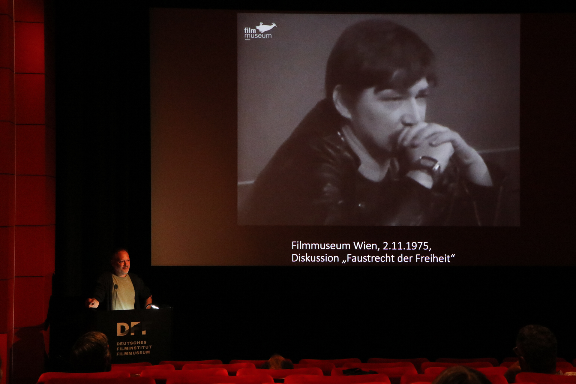 Vortrag von Jan Kühnemund im Kino des DFF
