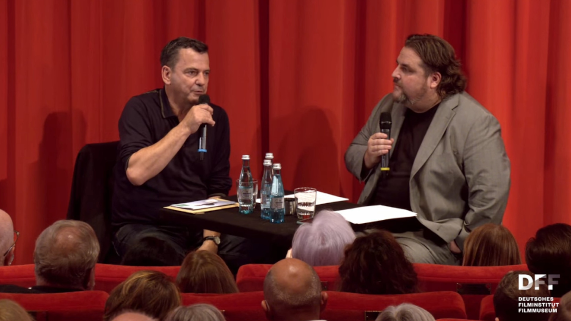 Christian Petzold mit Urs Spörri im Kino des DFF