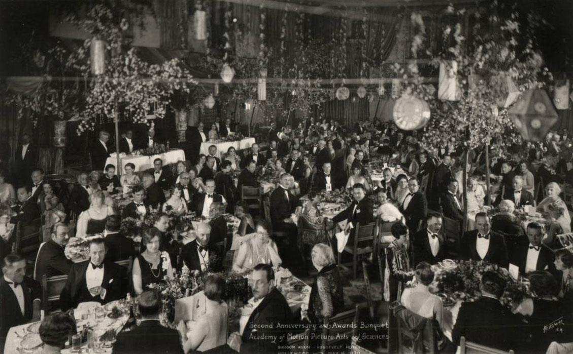 1929 The second annual Academy awards in Hollywood