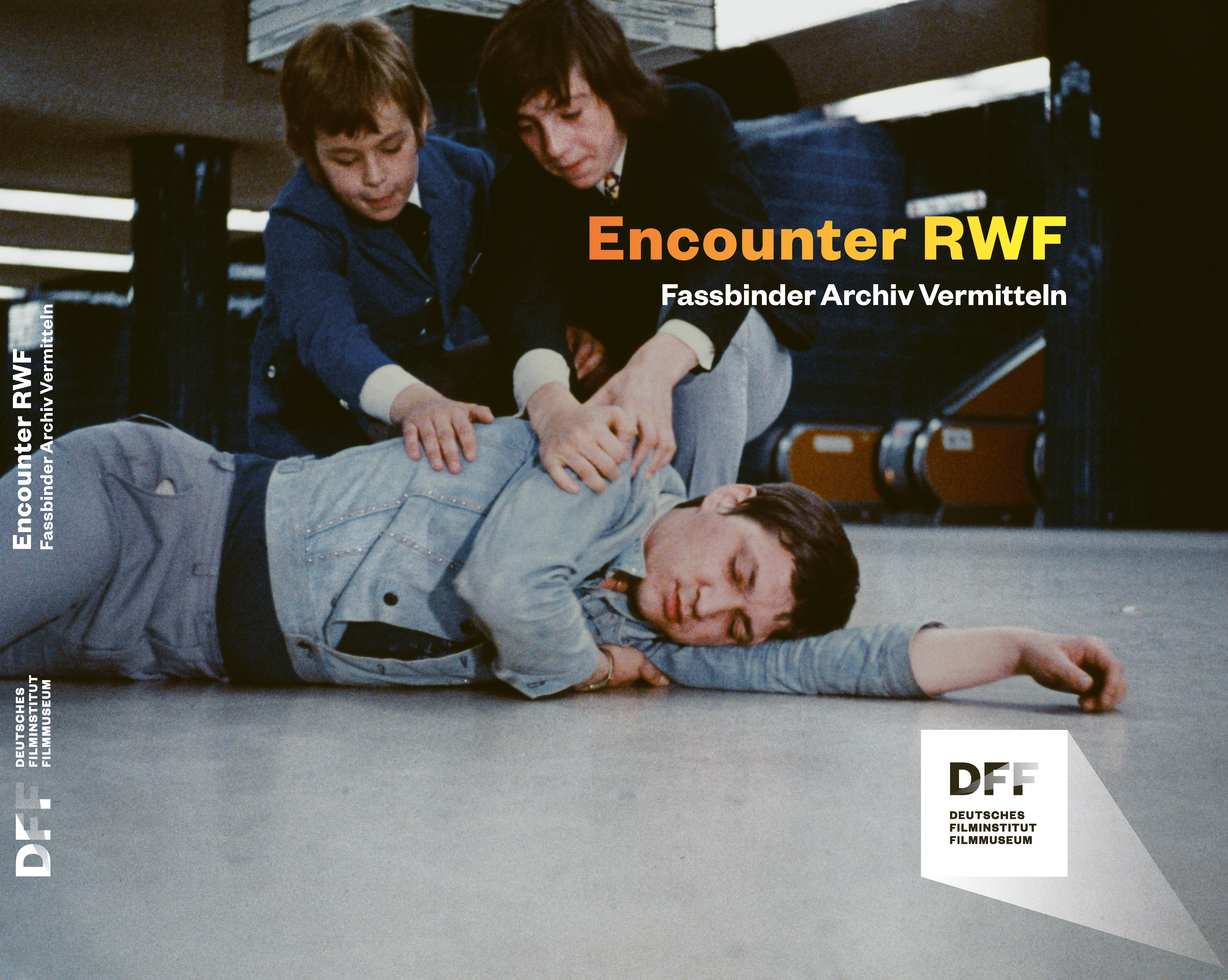 Titelseite der Publikation Encounter RWF. Fassbinder Archiv Vermitteln